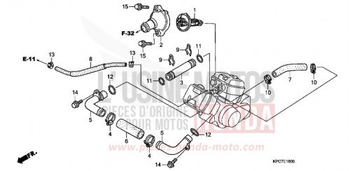 DURIT D'EAU XL125VB de 2011